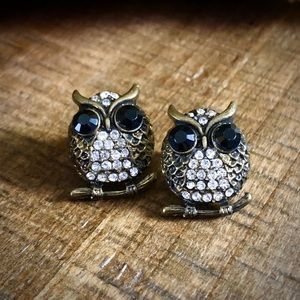 Cute Owl Stud Earrings
